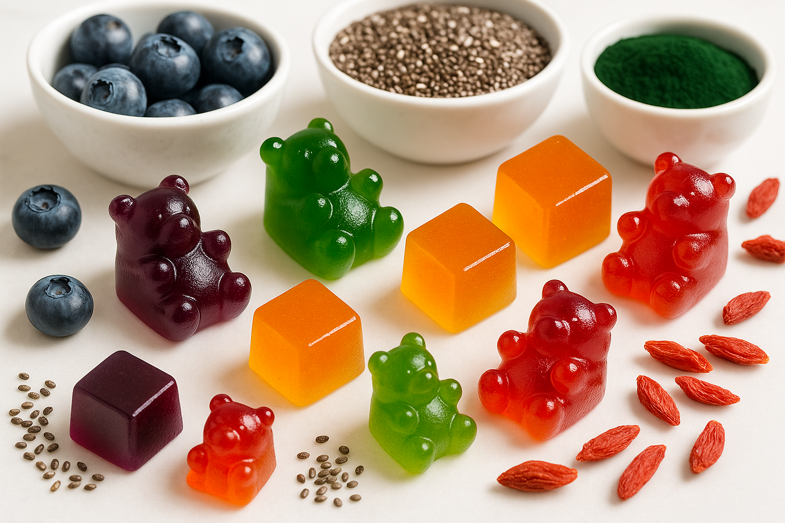 GUMMIES A BASE DE SUPERFOODS